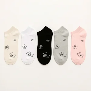 BloomLite Ankle Socks (Pack of 5)