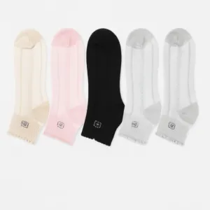 CloudStep Embroidered Liner Socks (pack of 5)